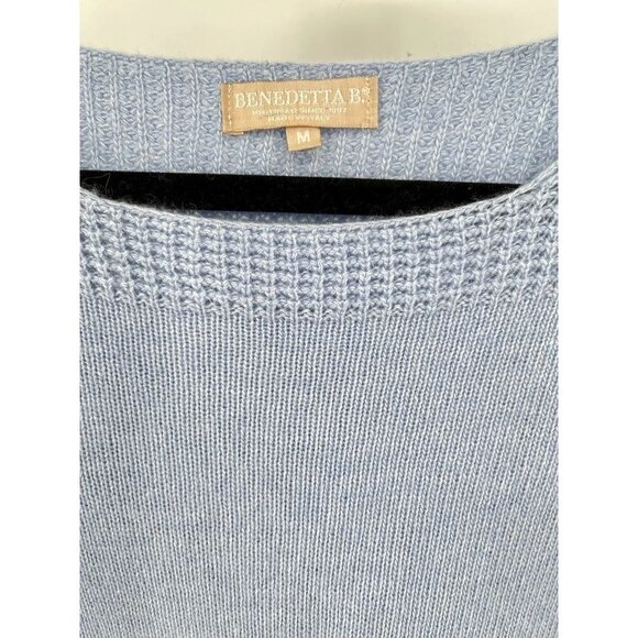 Bendetta B ladies Pullover Wool Cashmere Blend Sweater Size M Medium Purple - Picture 3 of 15